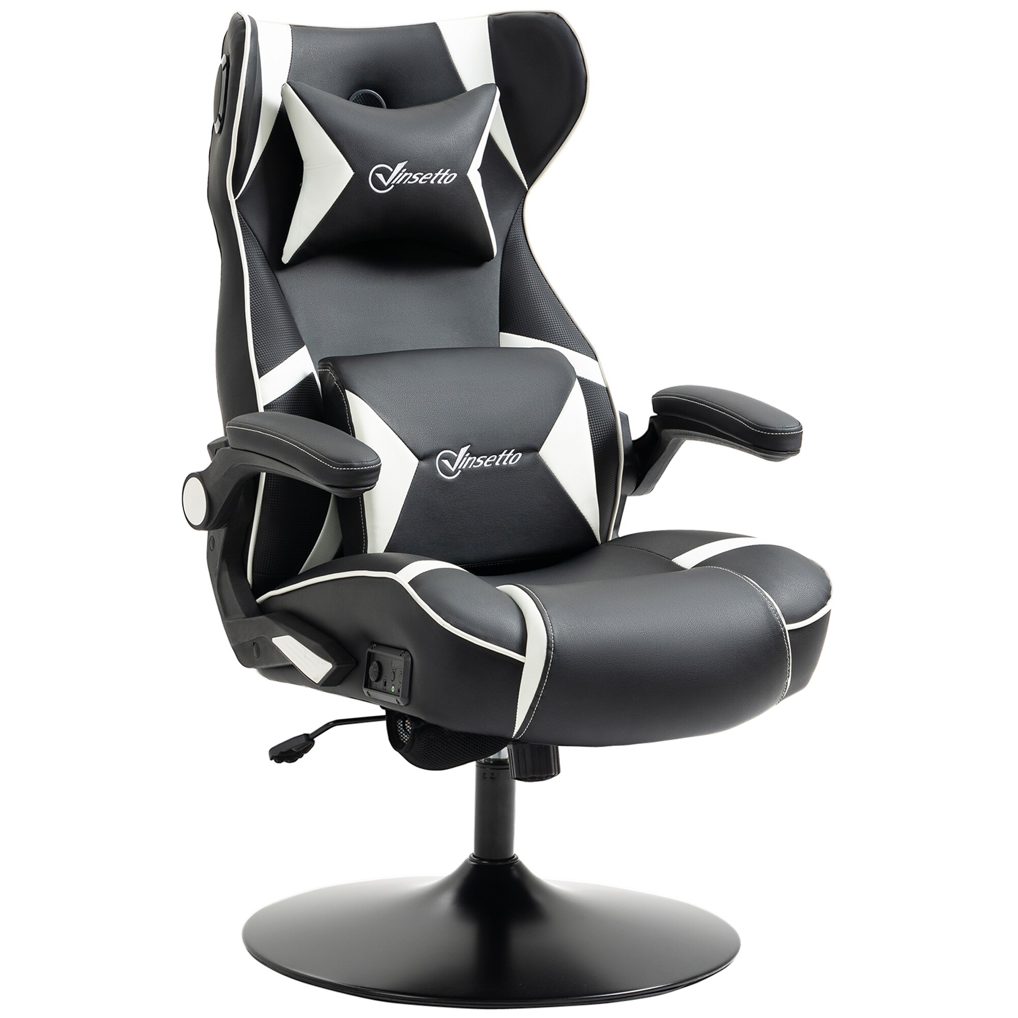 Vinsetto Gamingsessel mit Lautsprecher 69L x 73B x 118H cm