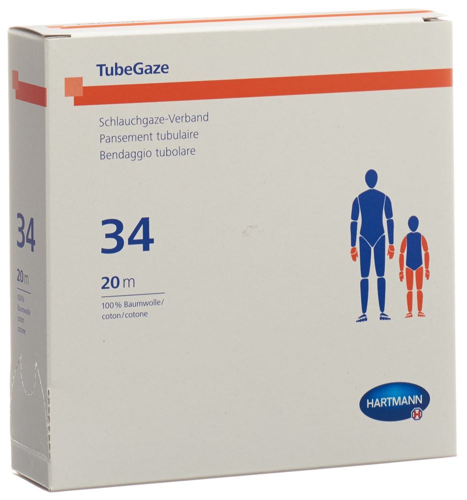 TUBEGAZE Schlauchgaze 20m Nr34 1 Stk