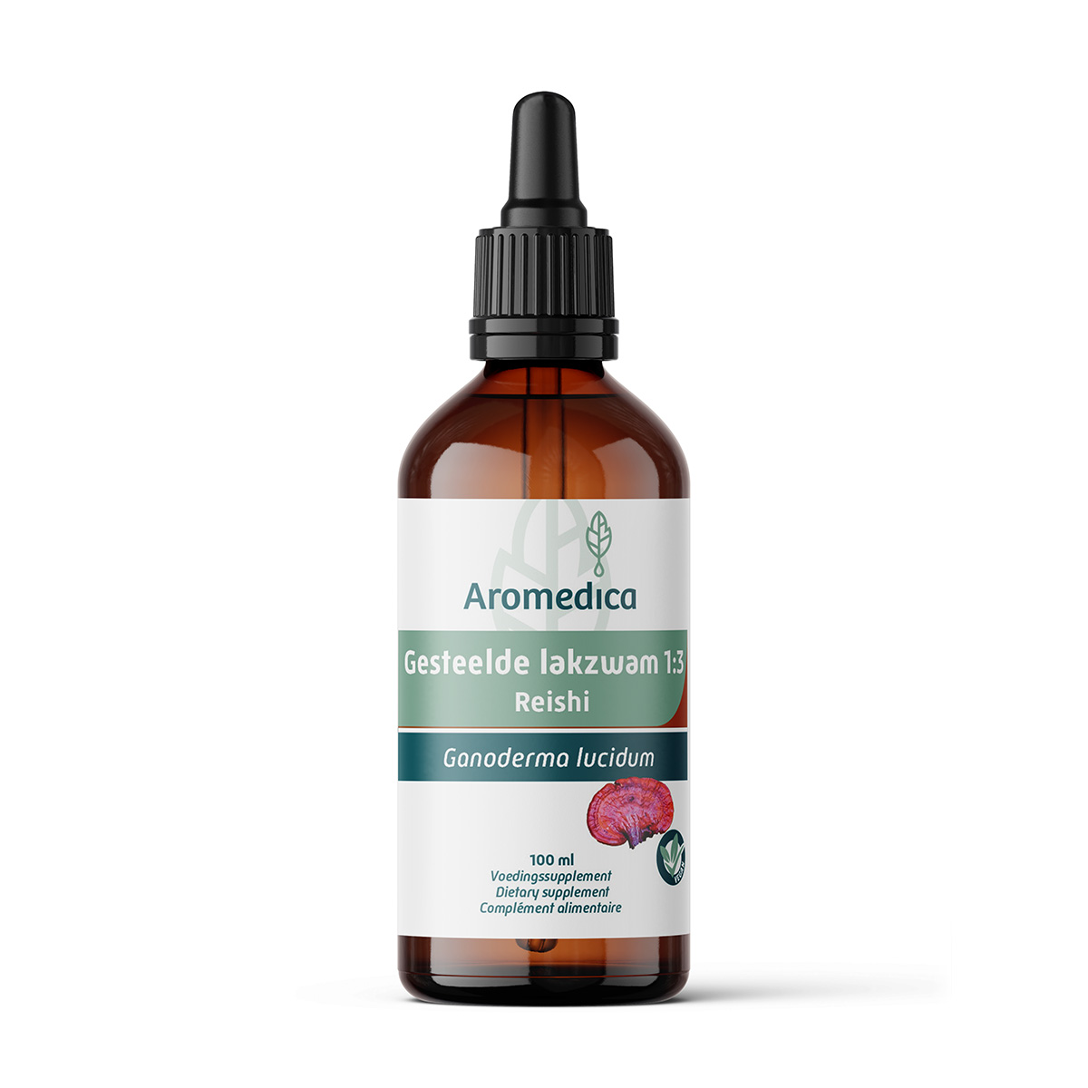 Aromedica Gesteelde Lakzwam 1:3 Reishi Ganoderma lucidum (100 ml)