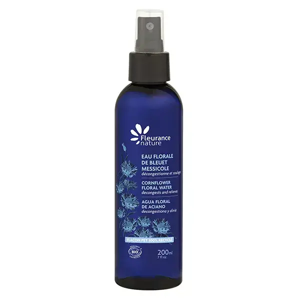 Água Floral Orgânica de Centáurea Fleurance Nature 200ml