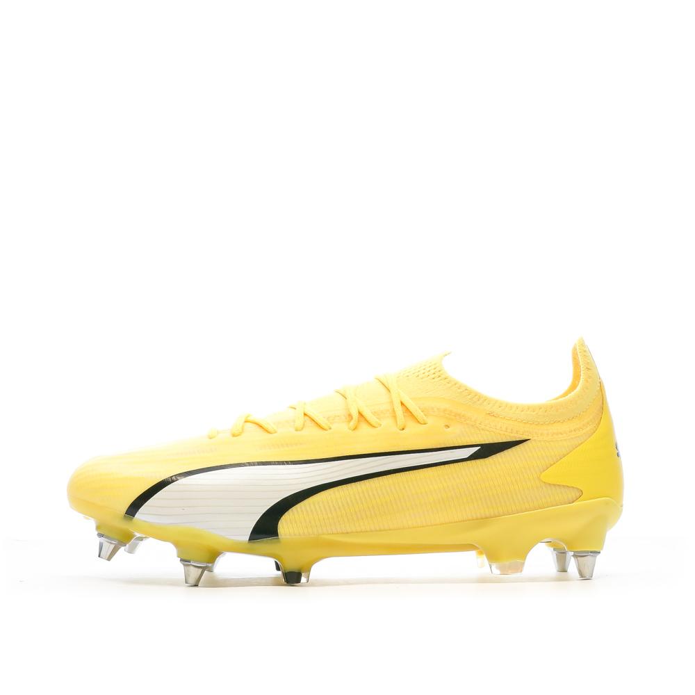 Puma Chaussures de foot Jaunes Homme Puma Ultra Ultimate MxSG
