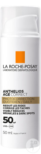 La Roche-Posay Anthelios Age-Correct IP50+ Photocorrection Quotidien Flacon Pompe 50ml