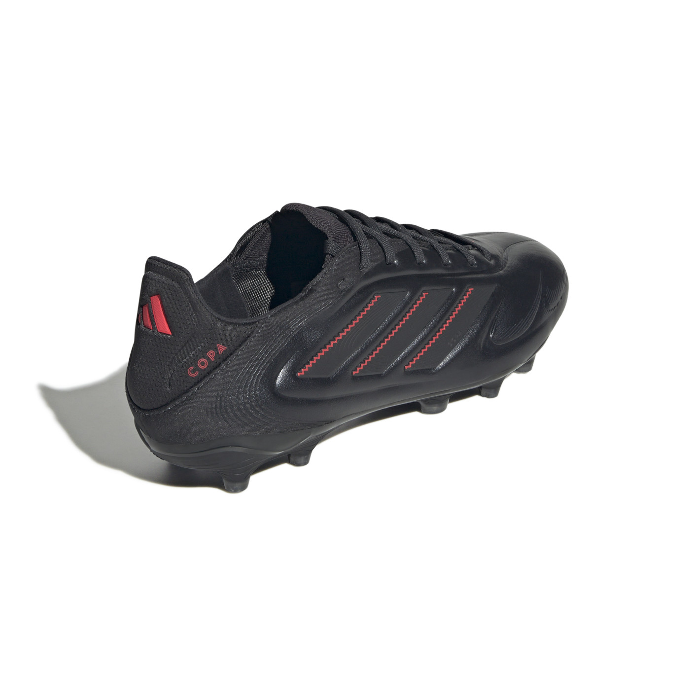 Adidas Copa Pure III Pro Gras Voetbalschoenen (FG) Zwart Donkergrijs Rood