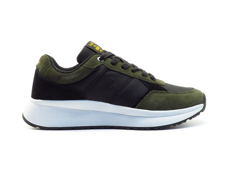 Pantofola d'Oro Tenebra black dark green