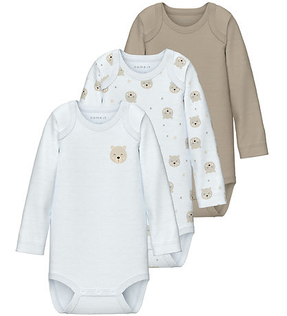Name It Body L/æ - Noos - NbnBody - 3er-Pack - Oxford Tan