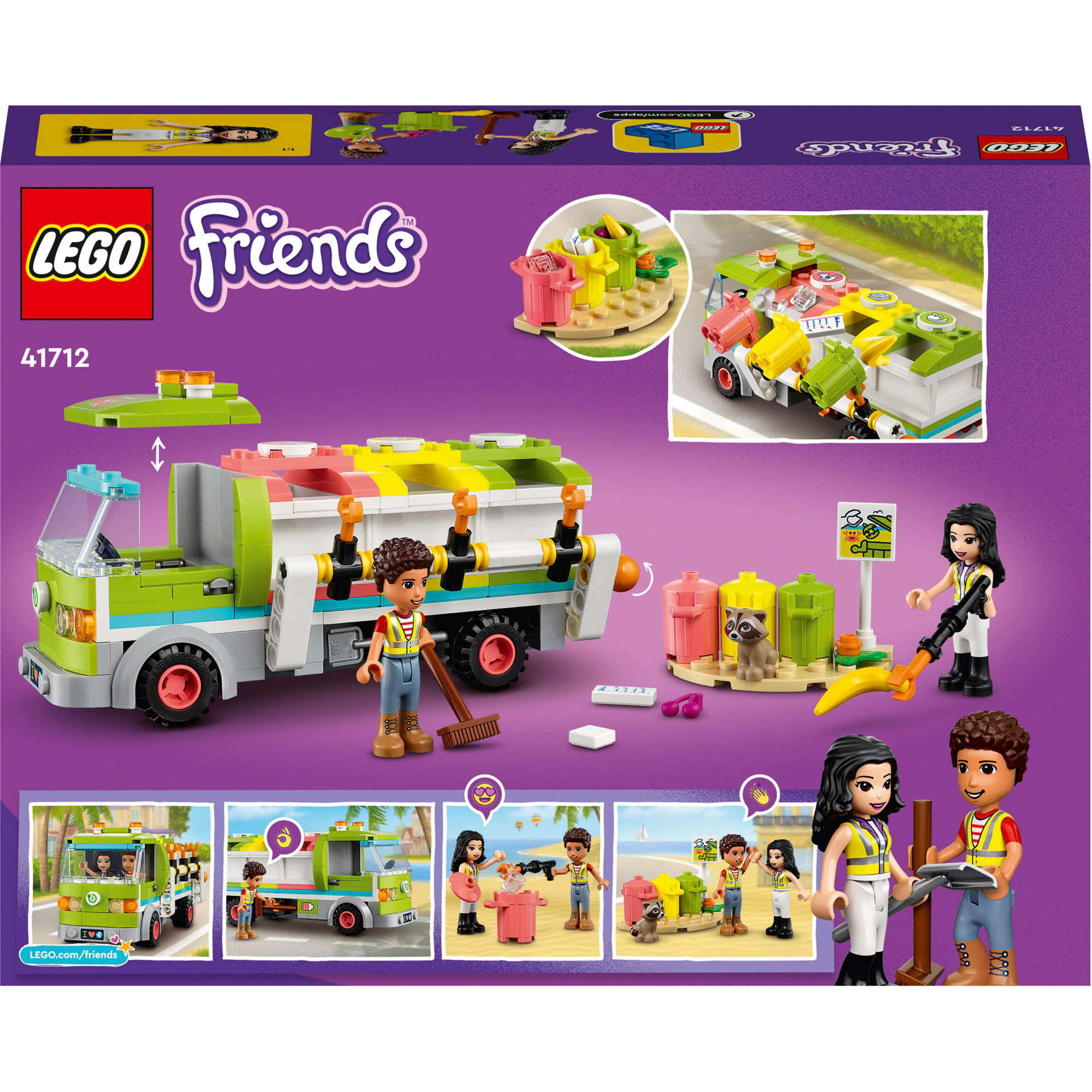LEGO Konstruktionsspielzeug Friends Recycling-Auto