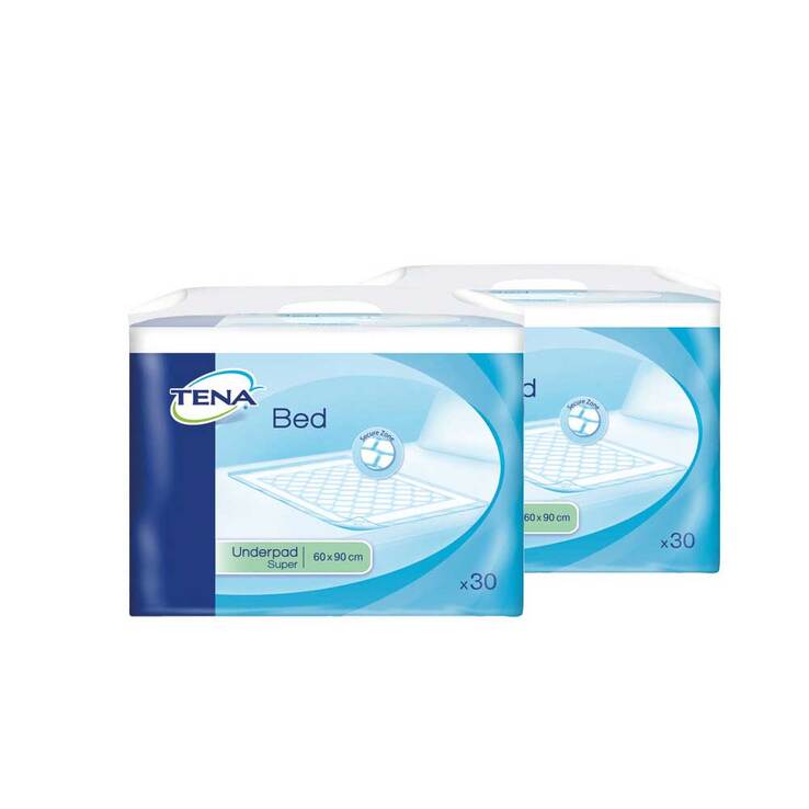 Tena Bed Super 60x90cm, 2X30 St