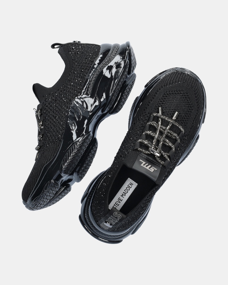 Steve Madden Meter Dad Sneakers  - zwart