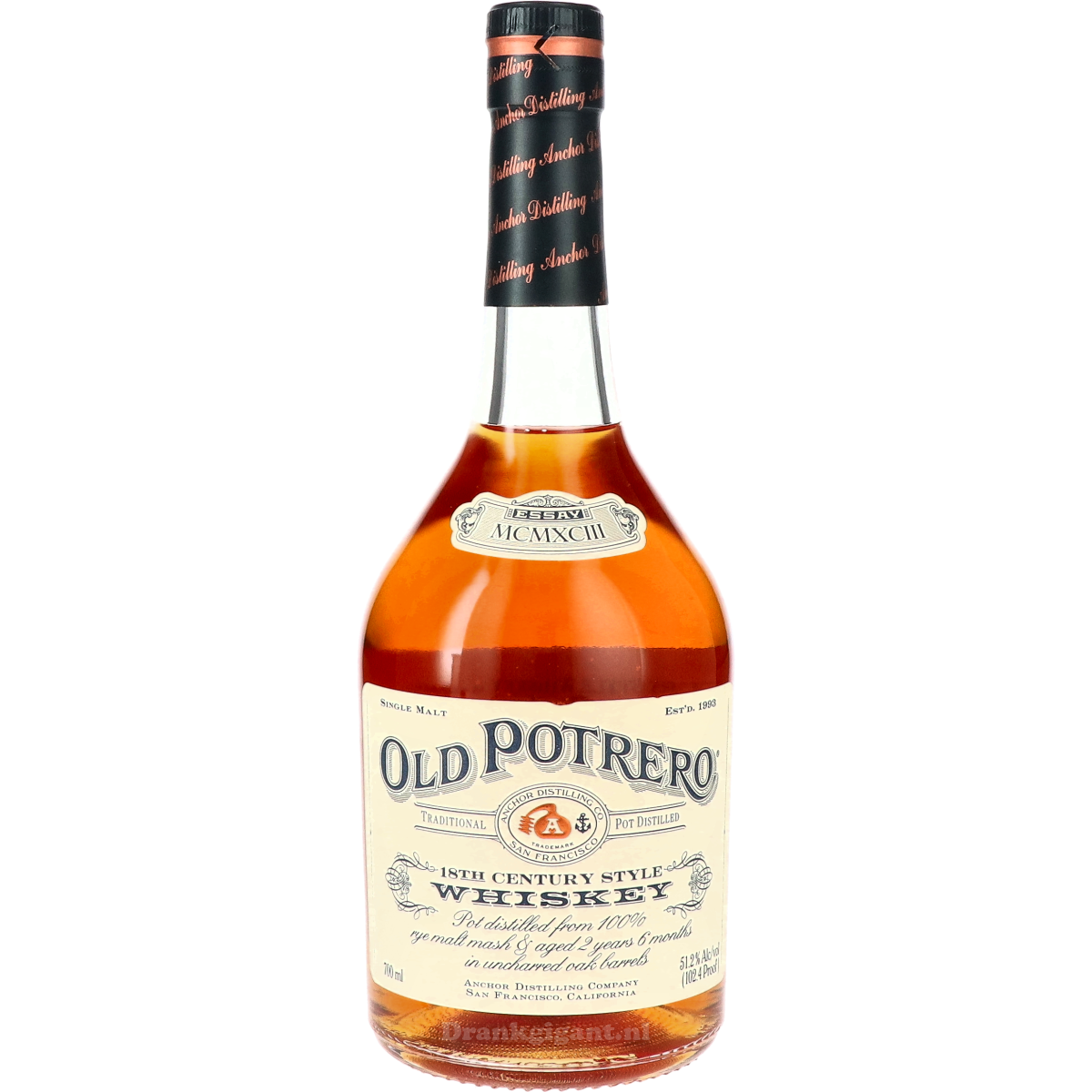 Old Potrero 18th Century Style Whisky 70 cl