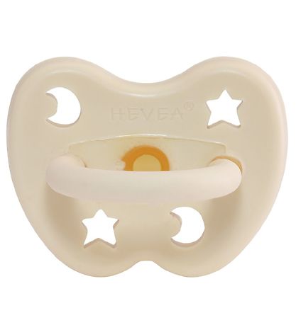 Hevea Sut - 3-36 mdr - Stjerne/M?ne - Naturgummi - Milky White