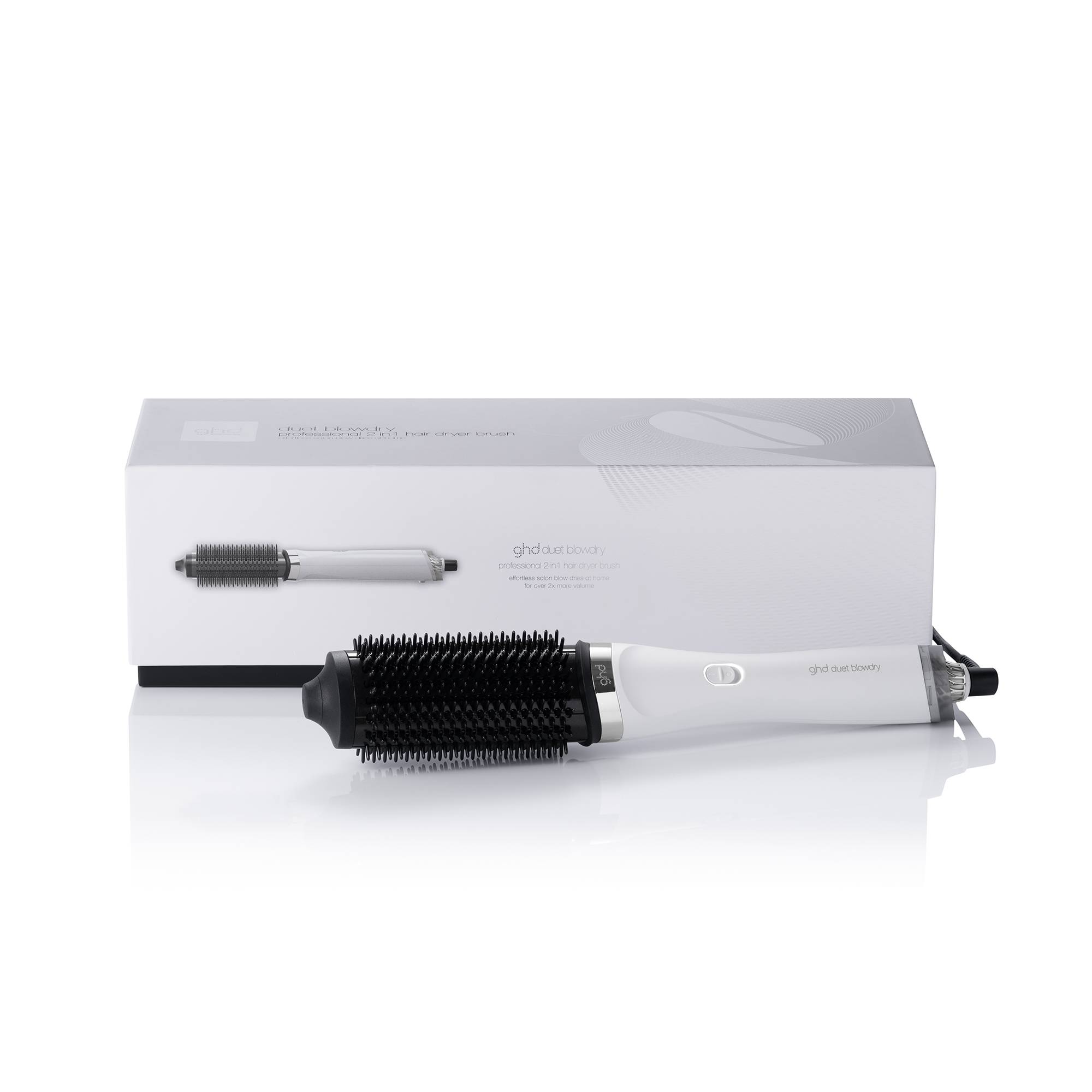 Brosse Soufflante 2-en-1 ghd Duet Blowdry Blanc