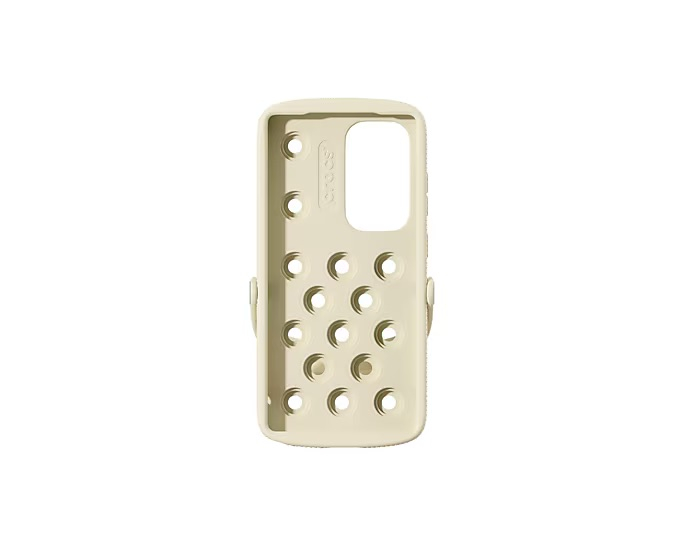 Galaxy S25 Ultra Silikon Cover Hülle Crocs (GP-FPS938SBAUW) - Beige
