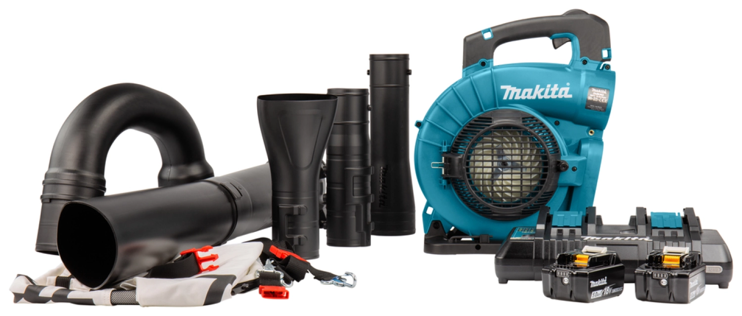 Makita DUB363PT2V 36V (2x 18V) Li-Ion accu bladblazer set (2x 5.0Ah accu) - 194 km/h