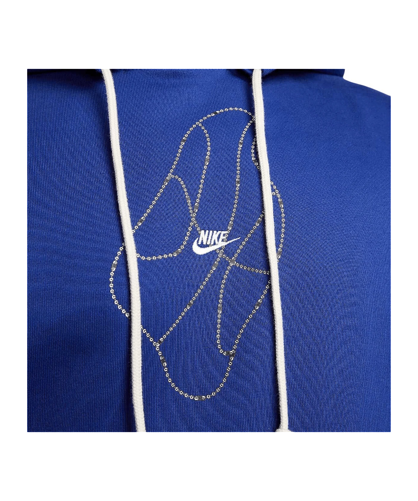Nike Standard Issue Chain Hoody Blau Weiss F455