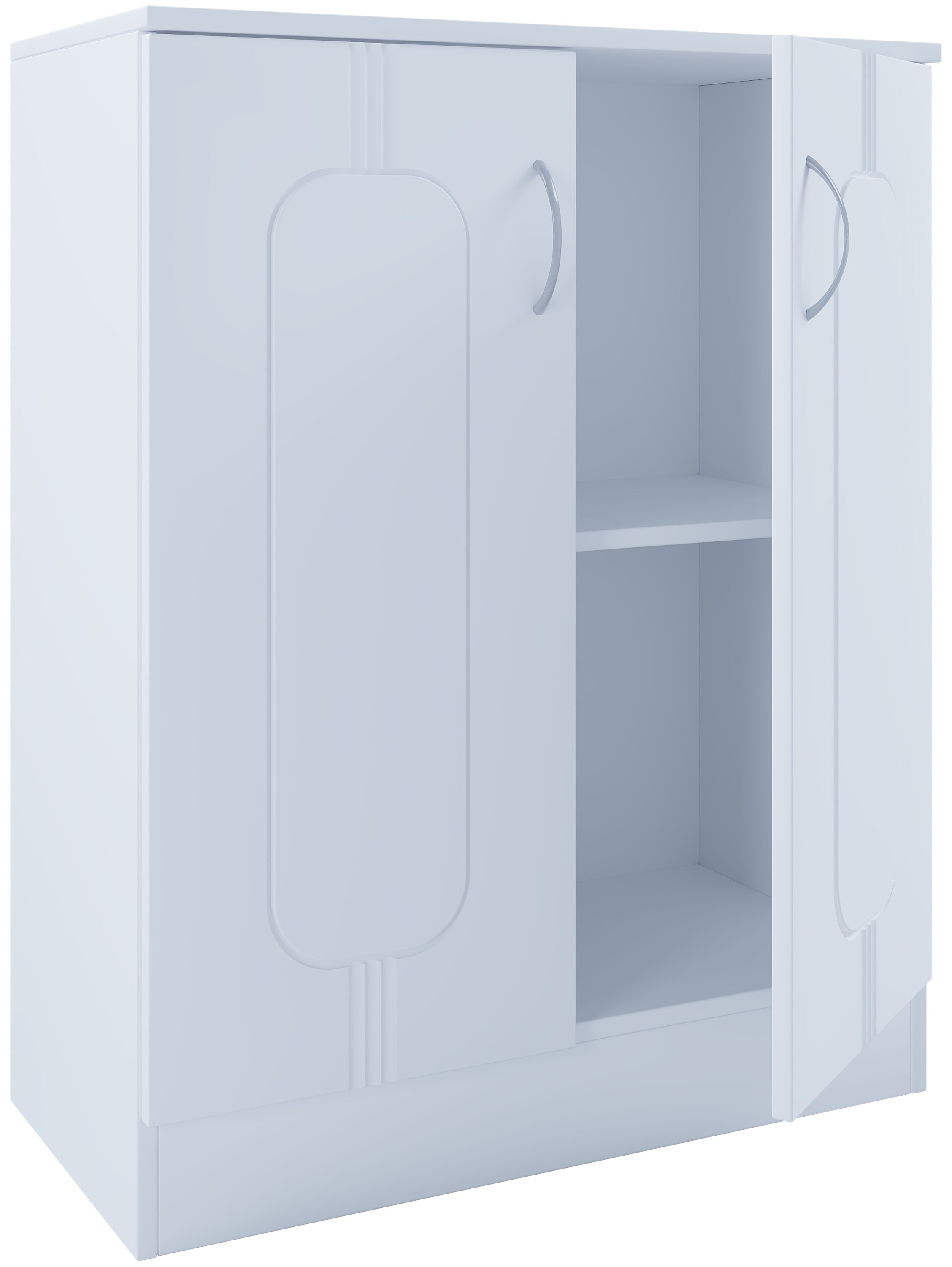 VCM Holz Kommode Sideboard Highboard Anrichte Schrank Balia 2 Drehtüren