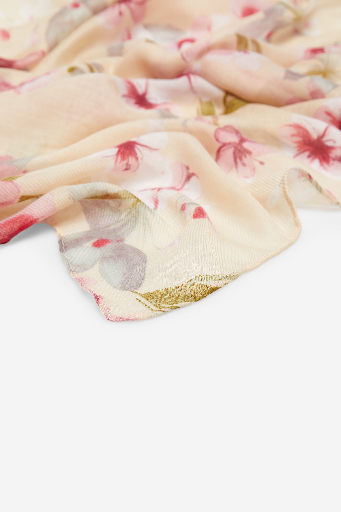 Lenço floral - Estampa roxa