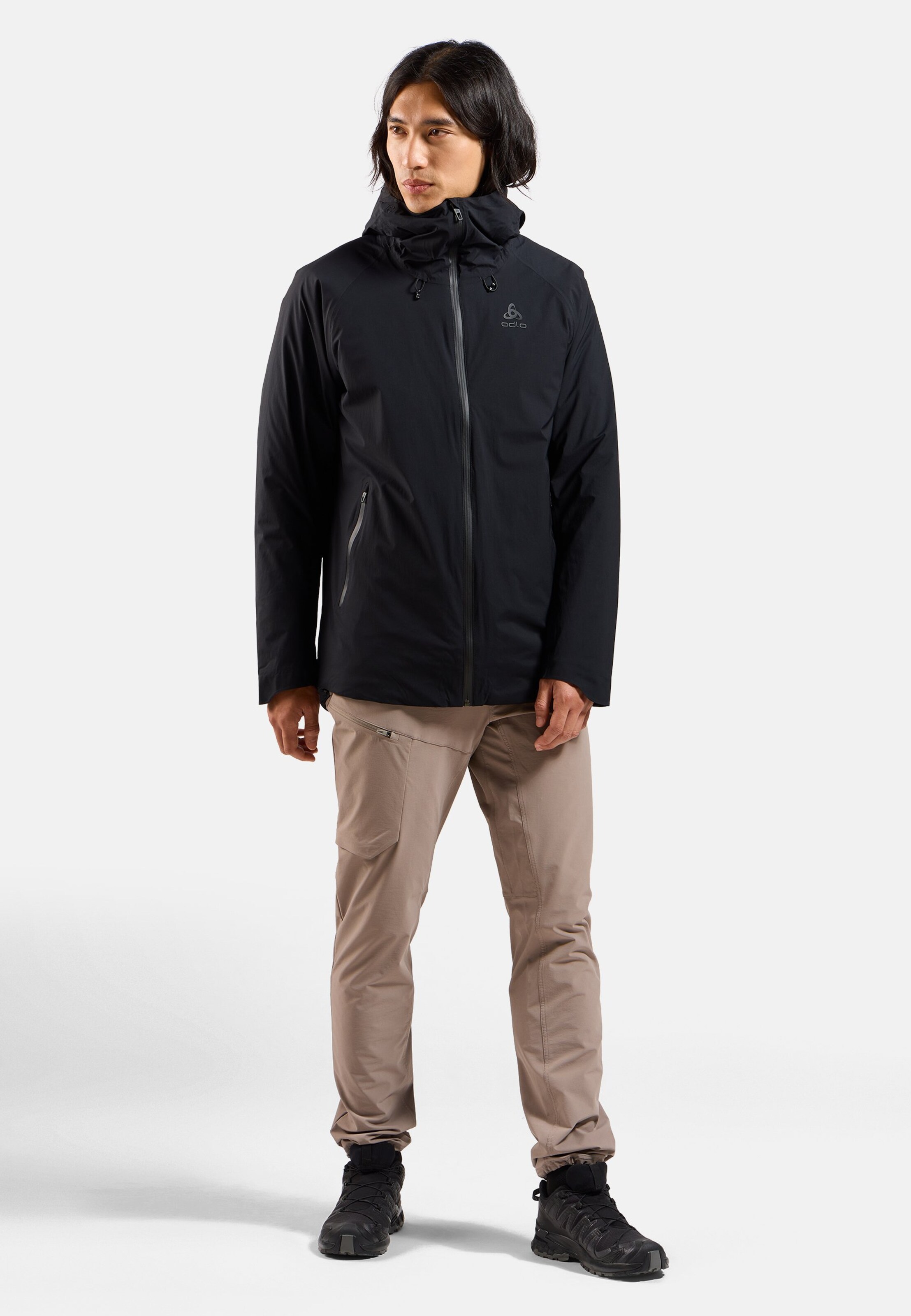 Wasserdichte Ascent S-Thermic Jacke in black
