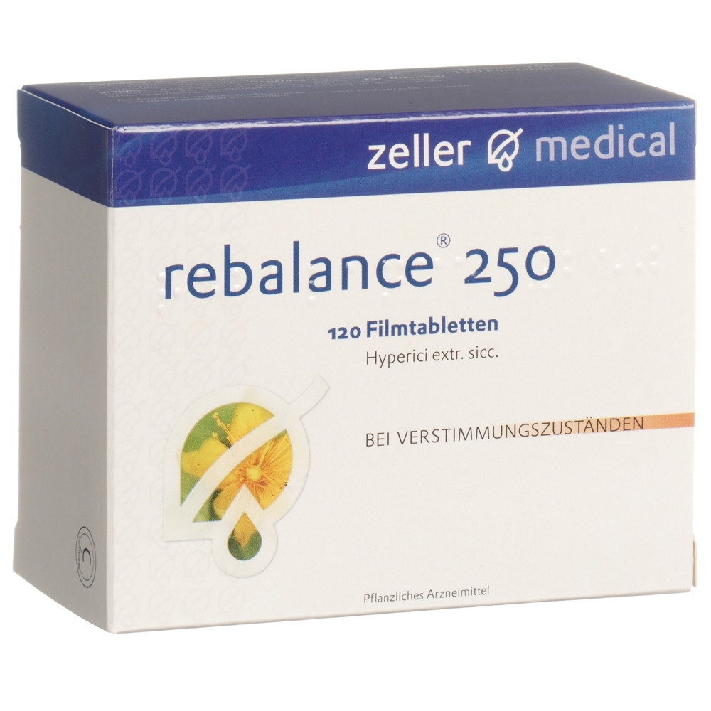 REBALANCE Filmtabl 250 mg Blist 120 Stk<br>120 Stück, Blister, Filmtablette
