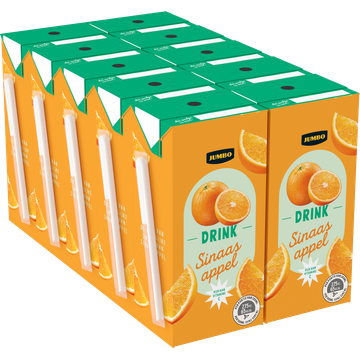 Jumbo Drink Sinaasappel 10 x 200 ML