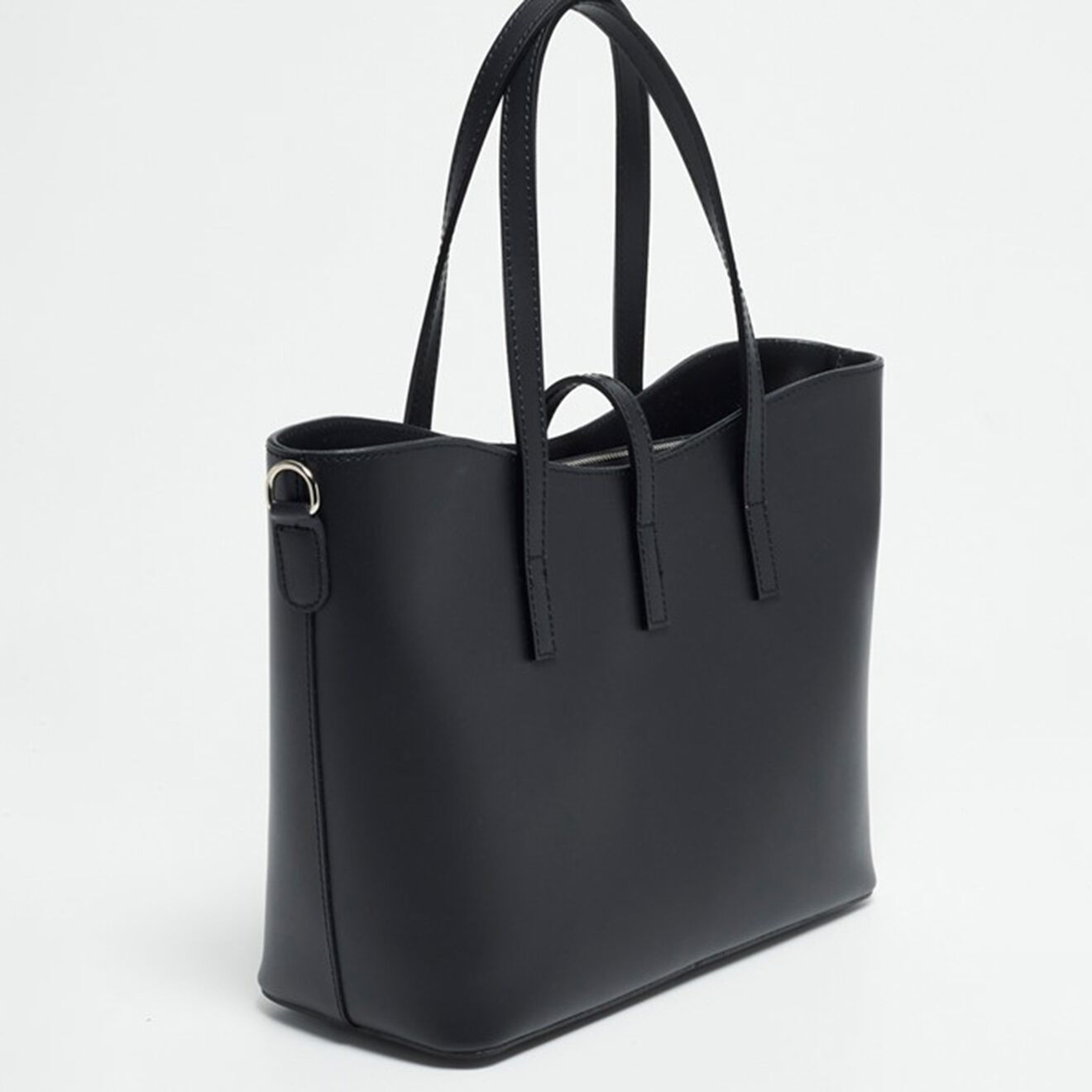 Christian Laurier Sac cabas en Cuir Cécile  noir - 31x26.50x13.5 cm