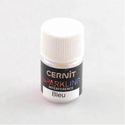 Cernit Sparkling 5 g Bleu interference - Bleu
