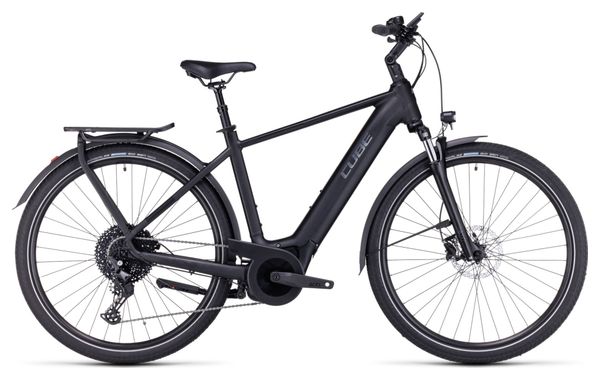 VTC Électrique Cube Touring Hybrid Pro 500 Shimano Deore 11V 500 Wh 700 mm Noir