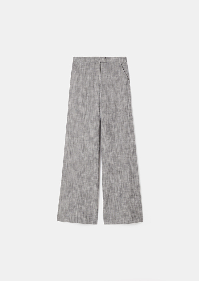 Pantalon Primaveragris en tissu flammé