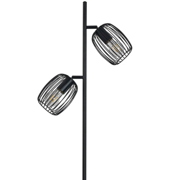KARWEI vloerlamp Vic zwart ø38,5x150cm