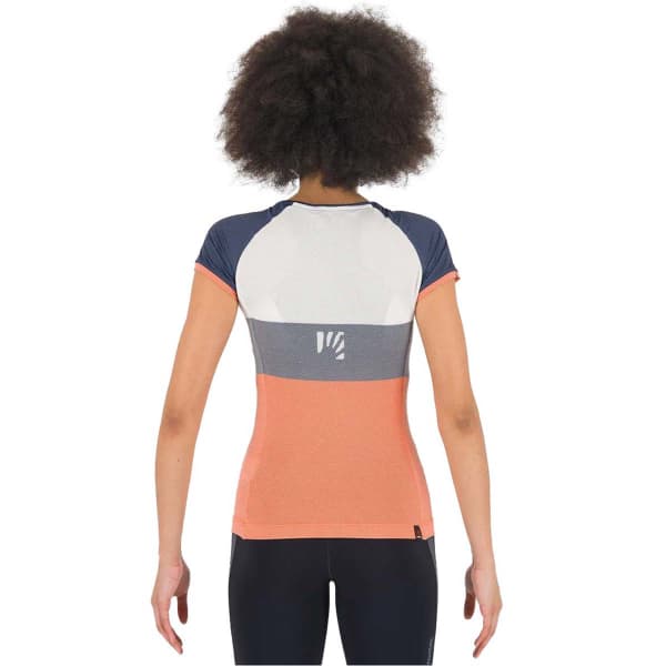 T-shirt randonnée KARPOS MOVED EVO W JERSEY SCARLET IBIS/OUTER SPACE