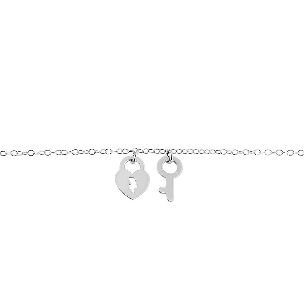 Bracelet Argent Blanc Kenocha