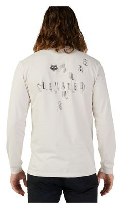 T-shirt à manches longues Fox Diffuse Premium Blanc vintage