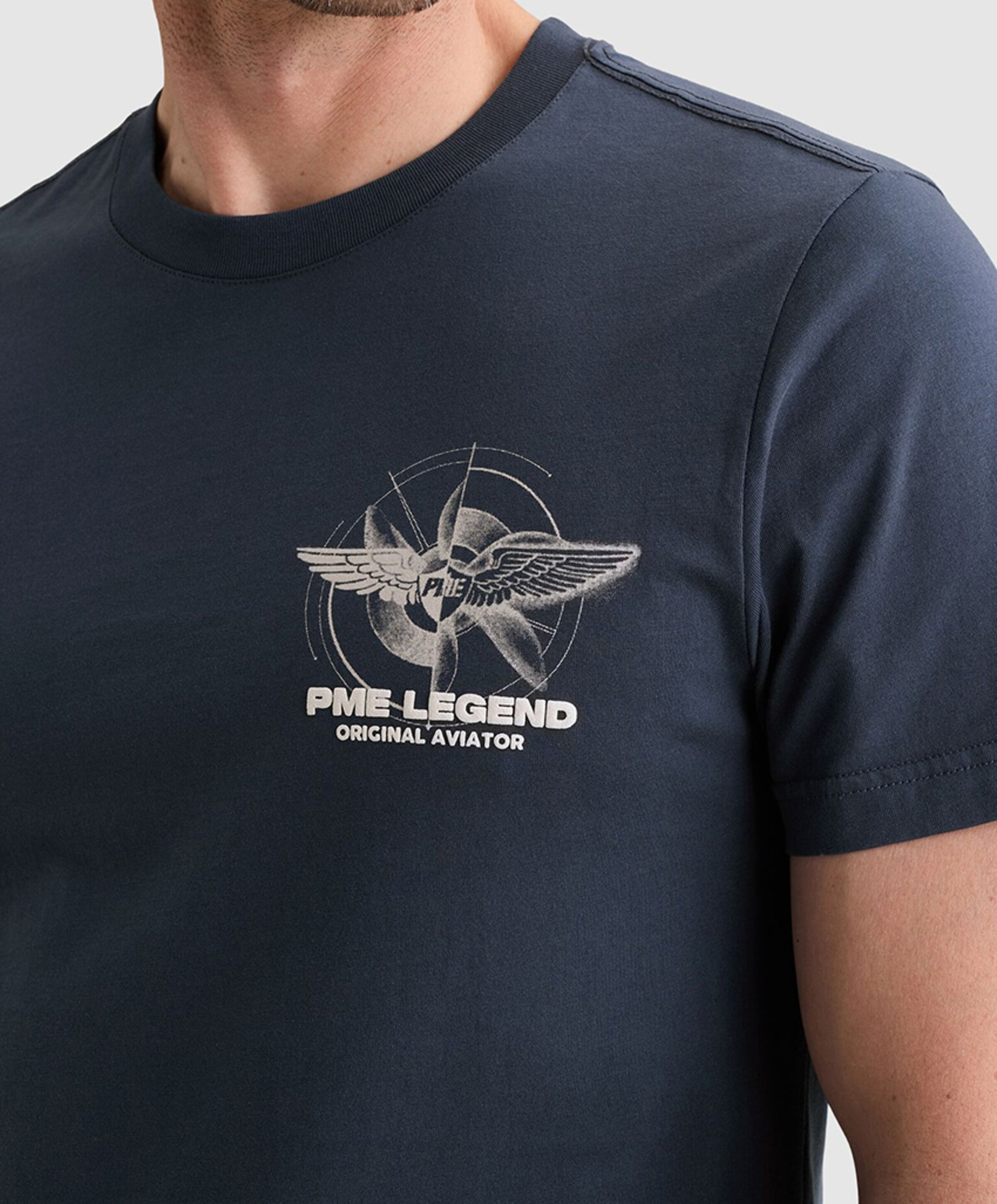 PME Legend Heren T-shirt blauw