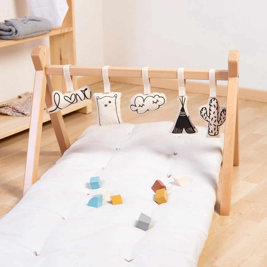 CHILDHOME Tipi Play Gym Holz, natur