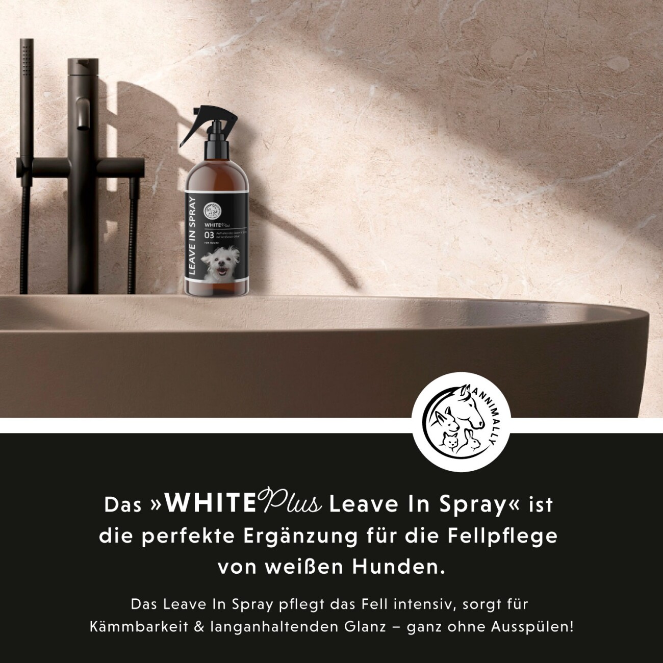 Annimally Leave In Spray White Plus