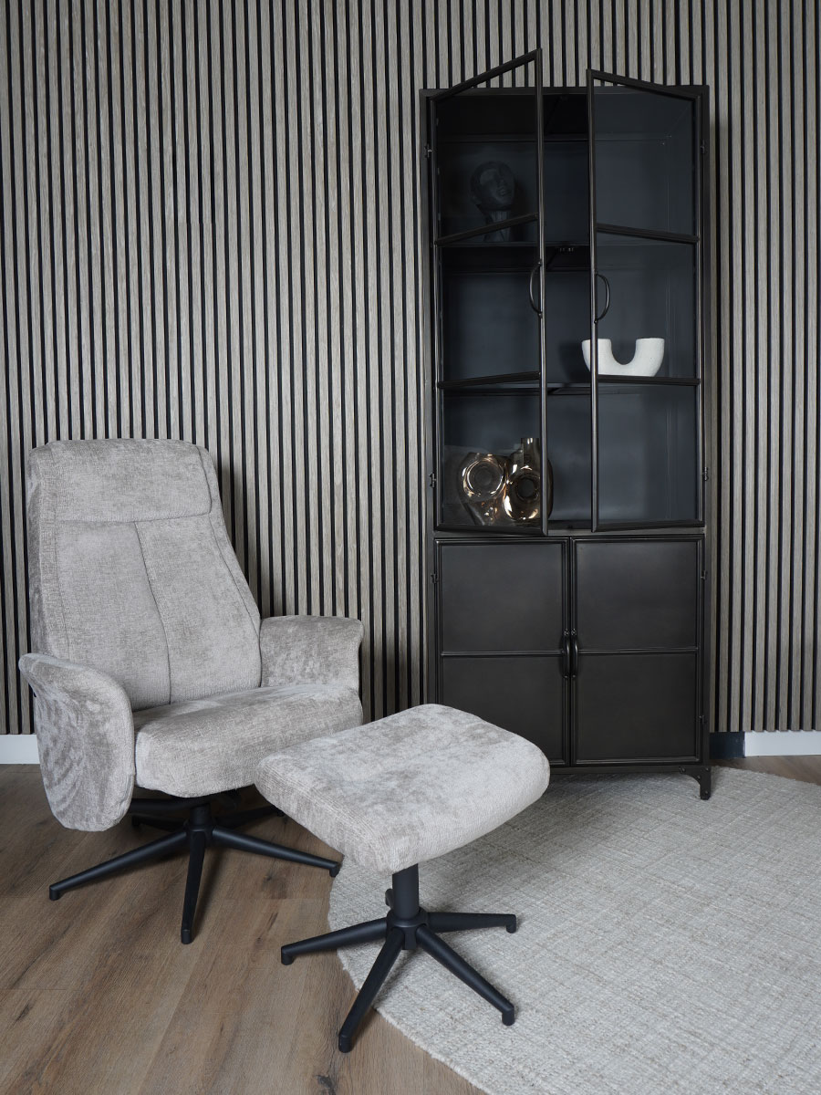 Vitrinekast Leroy - 200 x 80 cm