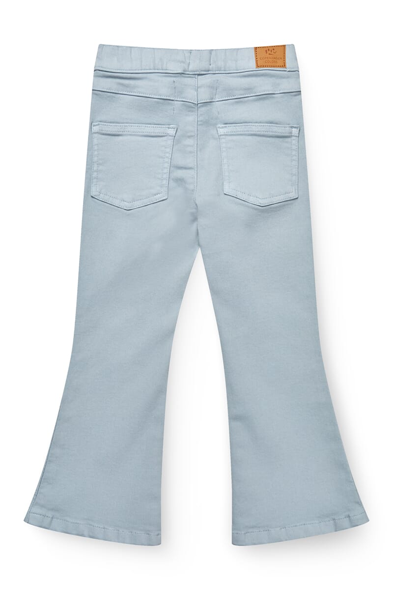 Jeggings solid with flare Dusty Blue - Copenhagen Colors - Rumpetroll