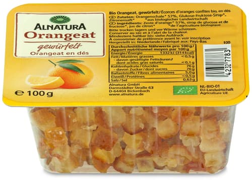 Alnatura Bio Orangeat