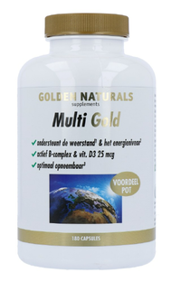 Golden Naturals Multi Gold Capsules 180CP