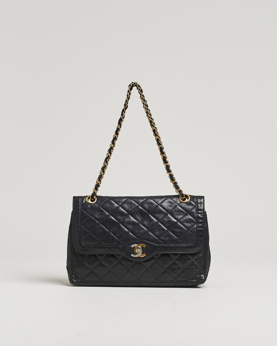 Chanel Pre-Owned Classic Medium Double Flap Bag Black