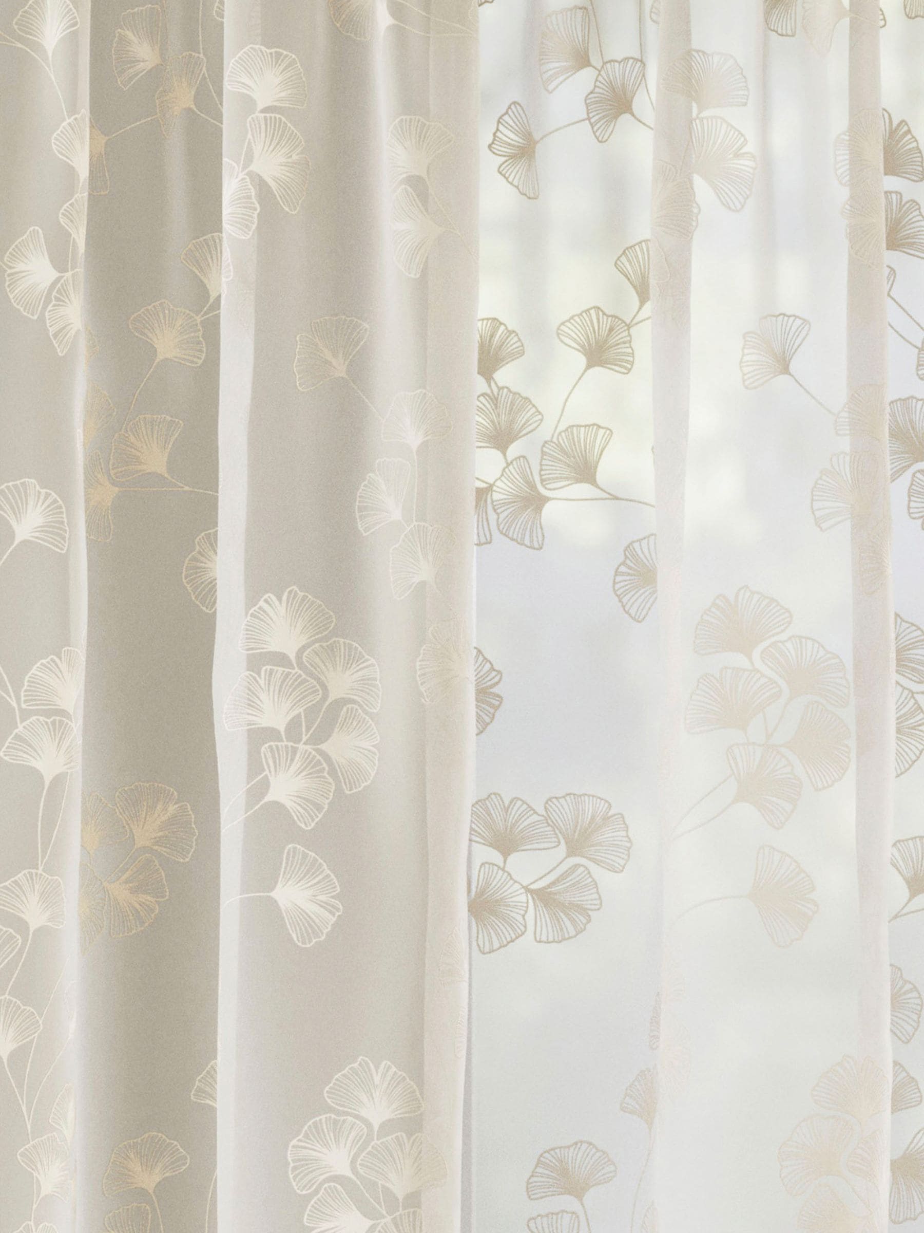 Enhanced Living Willow Pair Of Voile Panels