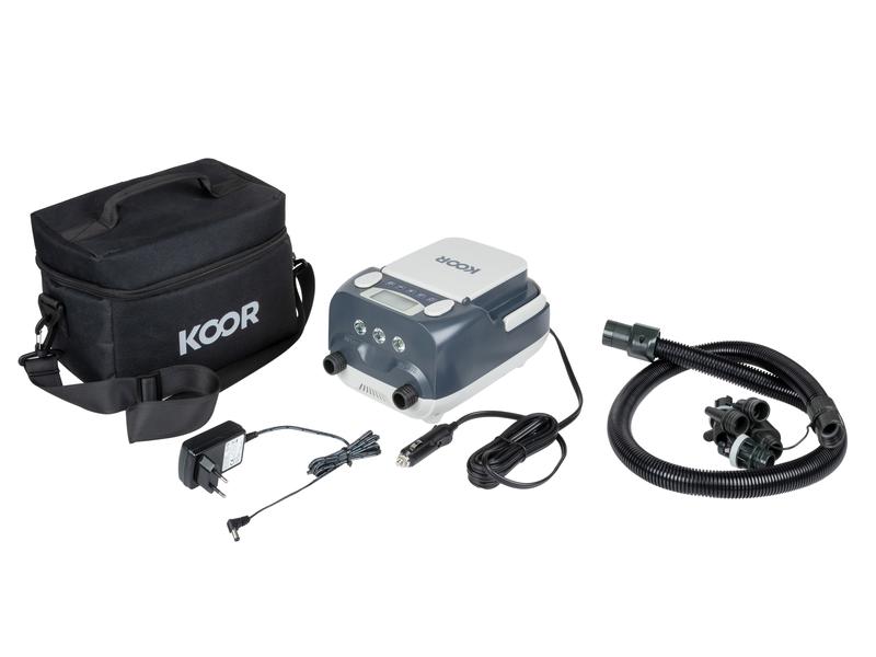 KOOR Akku-Luftpumpe Aeroo Mobile Luftpumpe für SUP und Airtrack