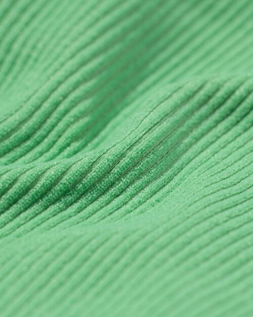 boxer femme sans couture côtelé vert
