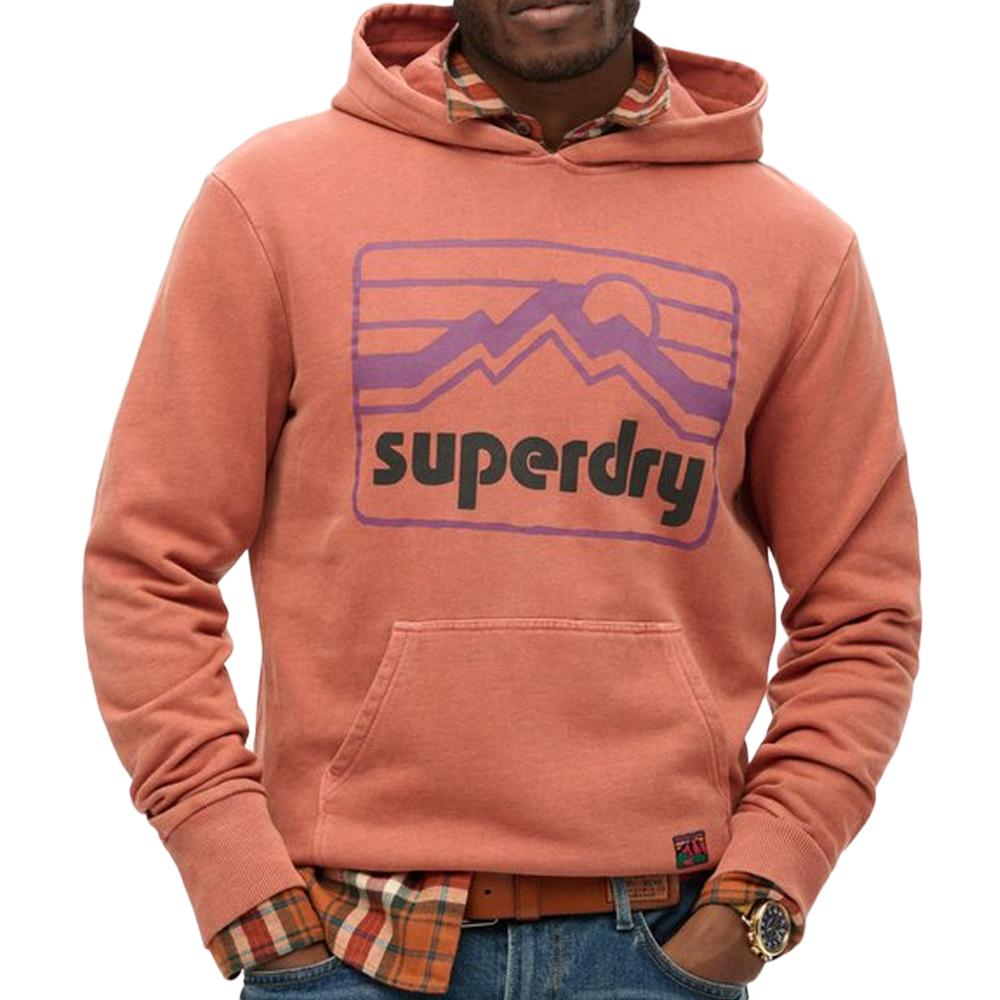 Superdry Sweat Orange Homme Superdry Terrain 5WF