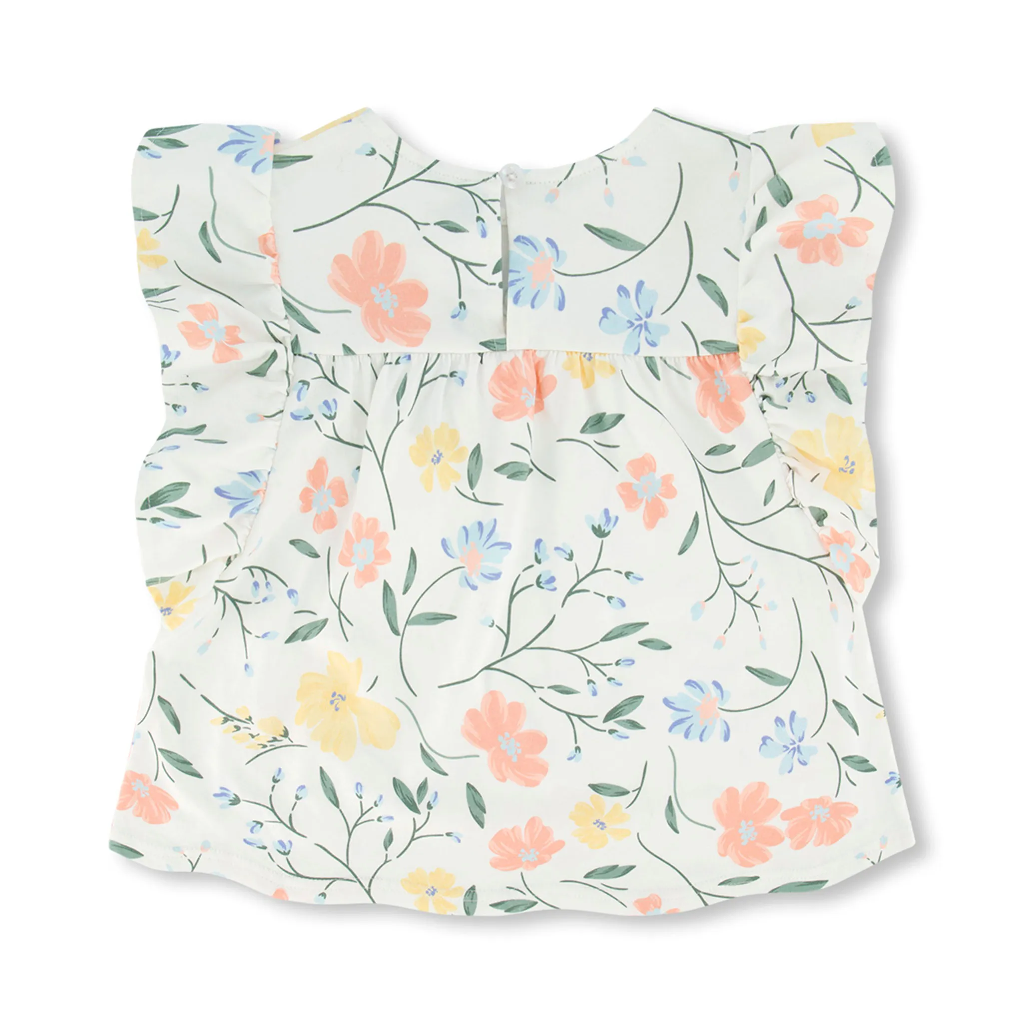 Deux par Deux Blouse Volant Romantique 3-6ans