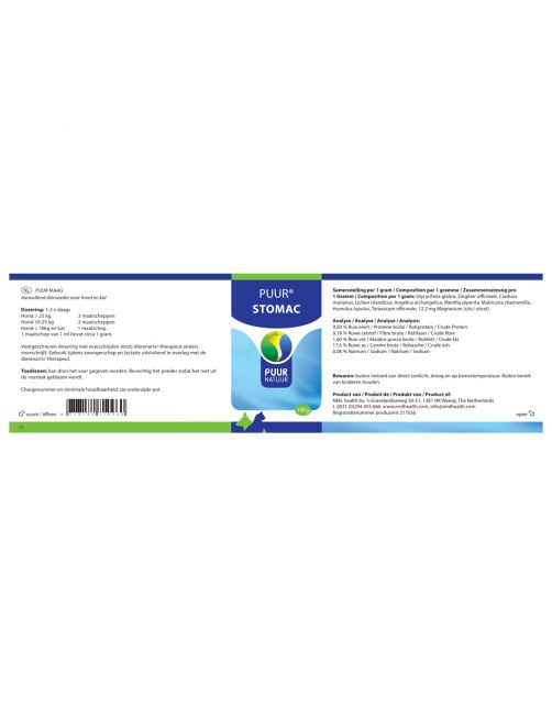 Puur Natuur Stomac - Supplement - 100 g