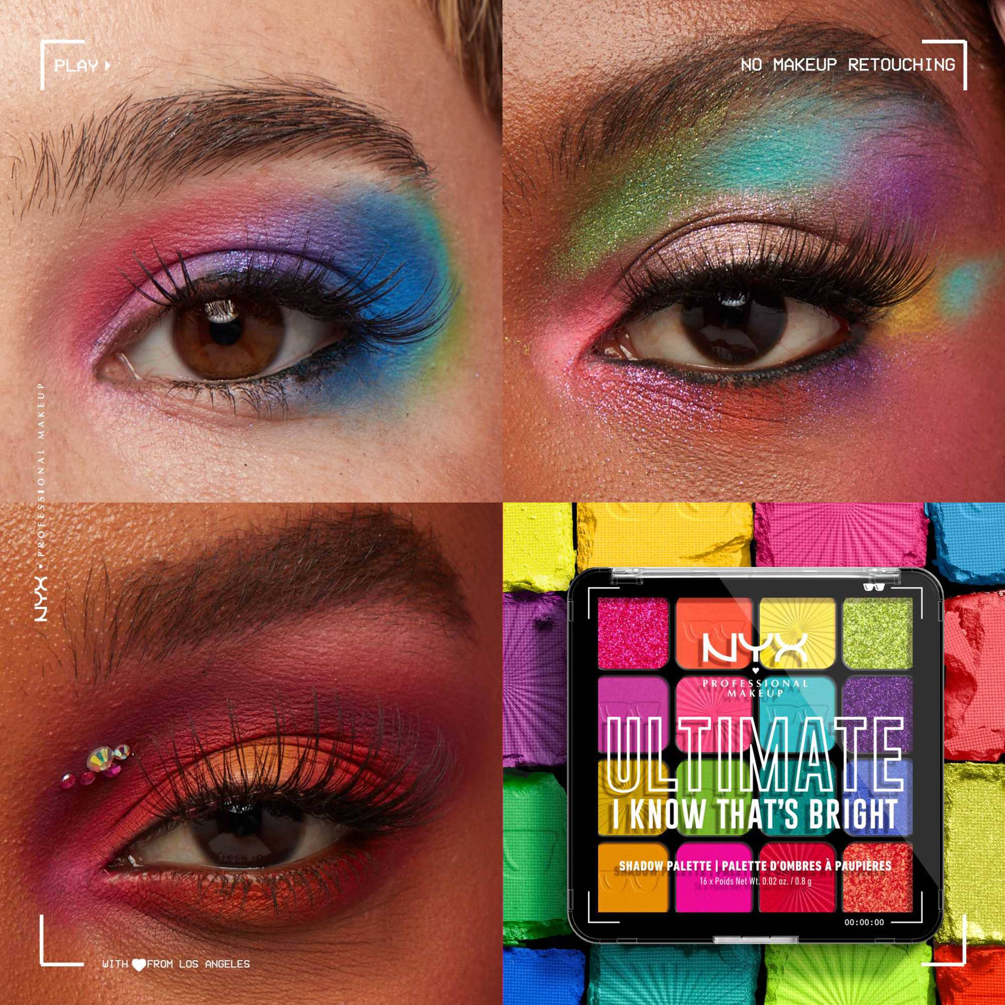 Palette 16 fards à paupières Ultimate I know that's bright / 108g