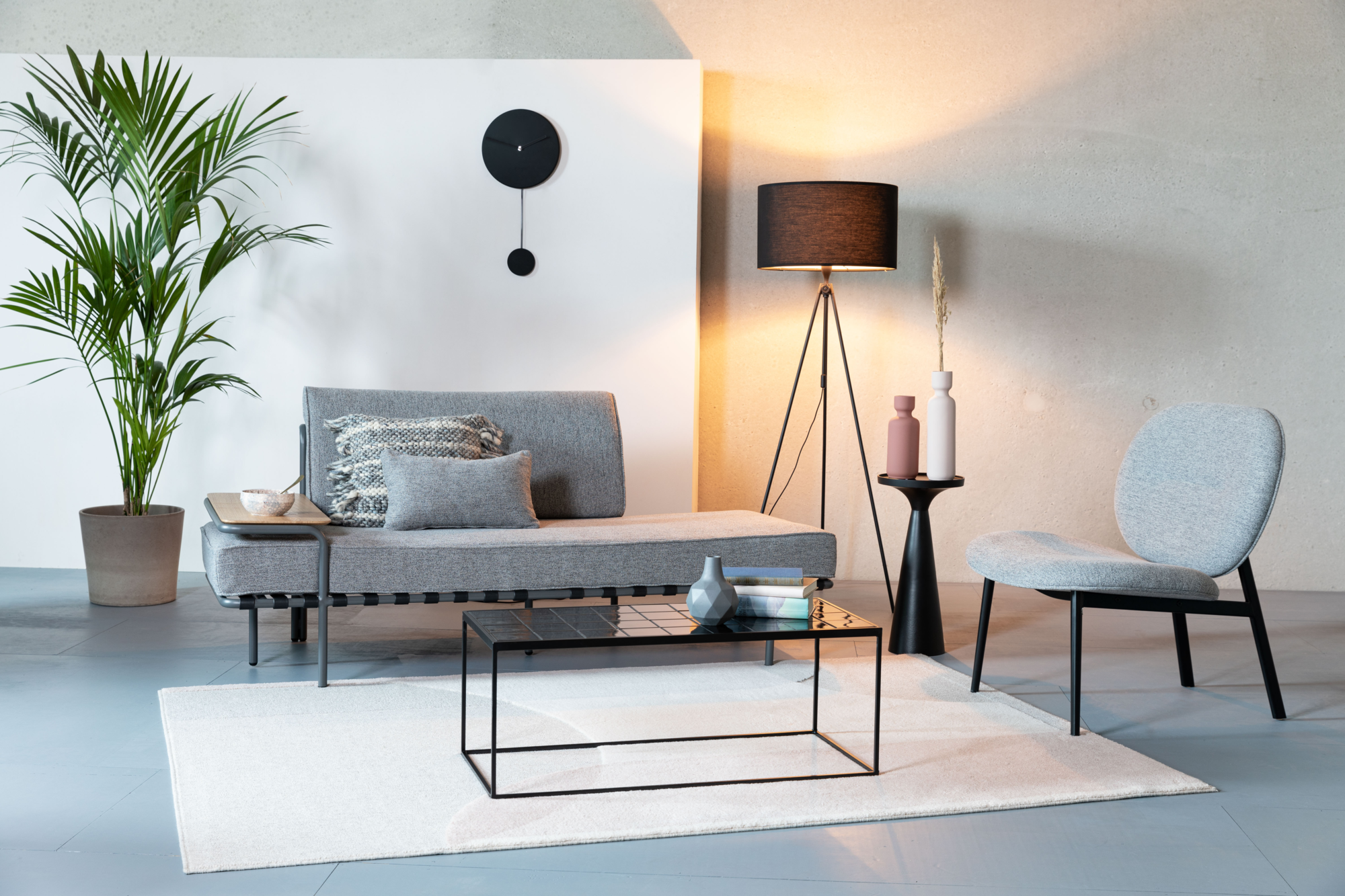 Vloerkleed Dream 160x230 cm naturel/grijs