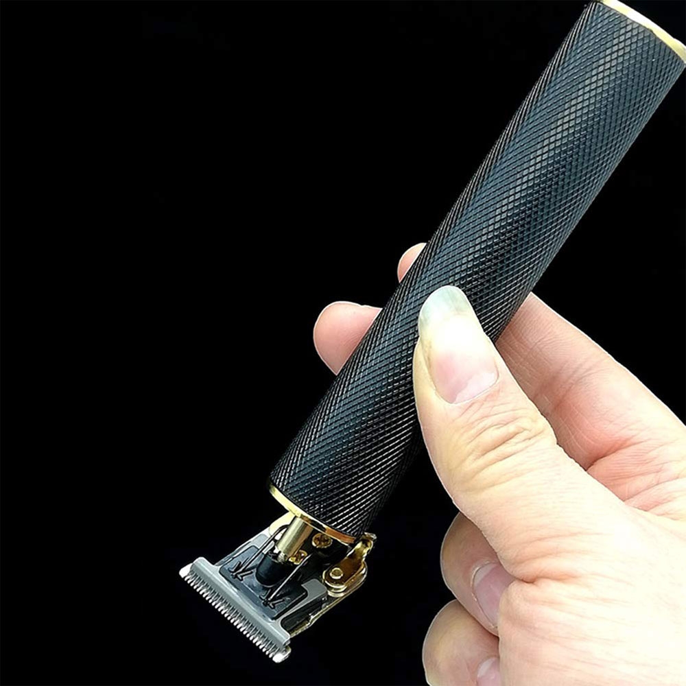 Elektrische Fast Charge USB C Reise Haarschneide Maschine Akku Rasierapparat Barttrimmer (0.5-9mm) - Schwarz