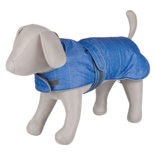 Casaco acolchoado para cães, azul