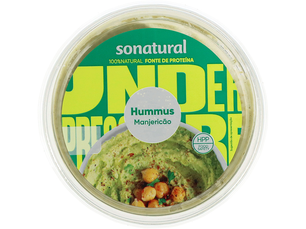 HUMMUS MANJERICÃO SONATURAL 200G